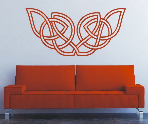 Wandtattoo Keltischer Knoten | Celtic Ornamente | Ein tolles historisches Symbol als Wanddekoration | 72 | ✔Made in Germany  ✔Kostenloser Versand DE