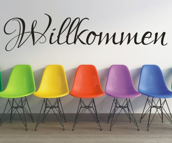 Wandtattoo Spruch | Willkommen | 13 | Schöne Wandsprüche für den Flur | ✔Made in Germany  ✔Kostenloser Versand DE