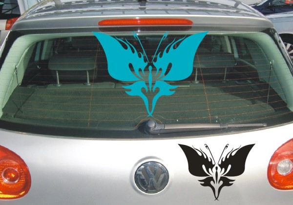 Aufkleber | Schmetterlinge, eine tolle Dekoration als Autoaufkleber | 18 | ✔Made in Germany  ✔Kostenloser Versand DE