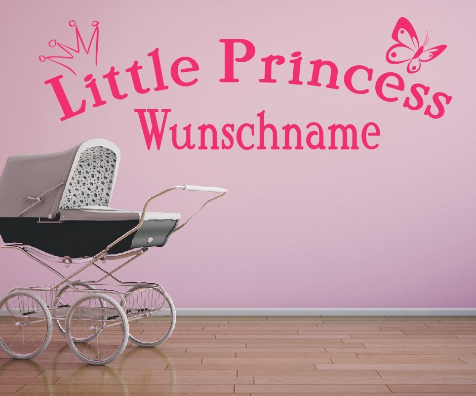 MY LITTLE PRINCESS Wandtattoo Wandaufkleber Für Kinder zimmer