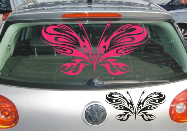 Aufkleber | Schmetterlinge, eine tolle Dekoration als Autoaufkleber | 50 | ✔Made in Germany  ✔Kostenloser Versand DE