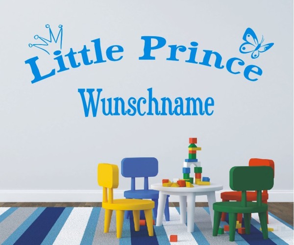 Wandtattoo | Little Prince mit Wunschname für das Kinderzimmer | 5 | günstig kaufen.