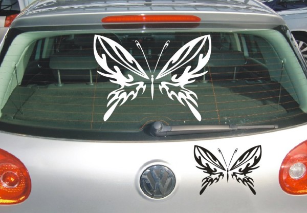 Aufkleber | Schmetterlinge, eine tolle Dekoration als Autoaufkleber | 9 | ✔Made in Germany  ✔Kostenloser Versand DE