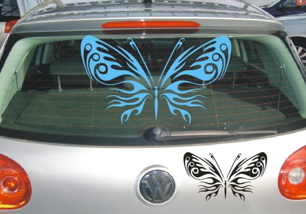 Aufkleber | Schmetterlinge, eine tolle Dekoration als Autoaufkleber | 37 | ✔Made in Germany  ✔Kostenloser Versand DE