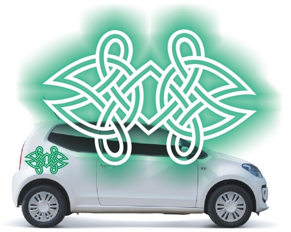Aufkleber mit keltischen Knoten | Die tollen Celtic Ornamente als Autoaufkleber | 52 | ✔Made in Germany  ✔Kostenloser Versand DE