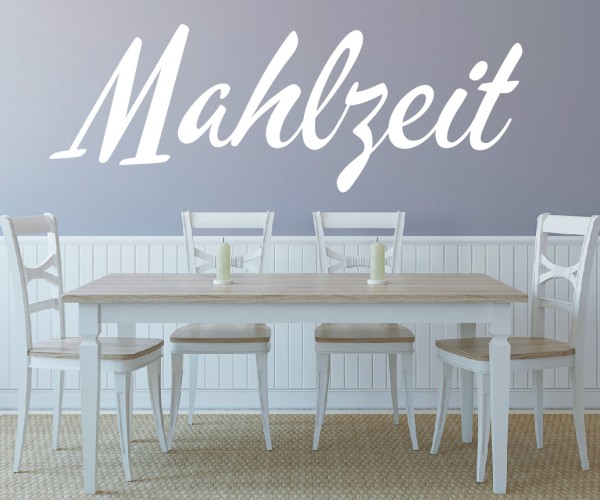 Wandtattoo Spruch | Mahlzeit | 5 | Schöne Wandsprüche für Küche und Esszimmer | ✔Made in Germany  ✔Kostenloser Versand DE