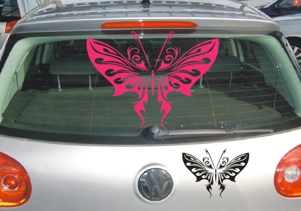 Aufkleber | Schmetterlinge, eine tolle Dekoration als Autoaufkleber | 16 | ✔Made in Germany  ✔Kostenloser Versand DE