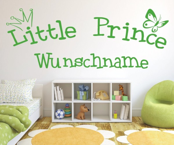 Wandtattoo | Little Prince mit Wunschname für das Kinderzimmer | 11 | günstig kaufen.