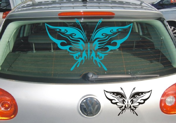 Aufkleber | Schmetterlinge, eine tolle Dekoration als Autoaufkleber | 31 | ✔Made in Germany  ✔Kostenloser Versand DE