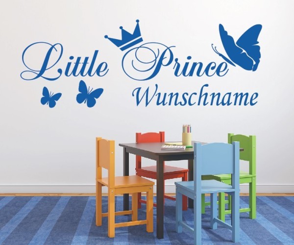 Wandtattoo | Little Prince mit Wunschname für das Kinderzimmer | 28 | günstig kaufen.