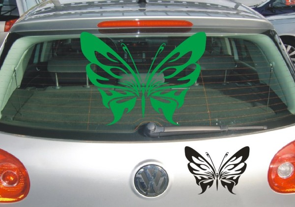 Aufkleber | Schmetterlinge, eine tolle Dekoration als Autoaufkleber | 12 | ✔Made in Germany  ✔Kostenloser Versand DE