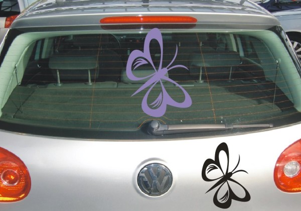 Aufkleber | Schmetterlinge, eine tolle Dekoration als Autoaufkleber | 23 | ✔Made in Germany  ✔Kostenloser Versand DE