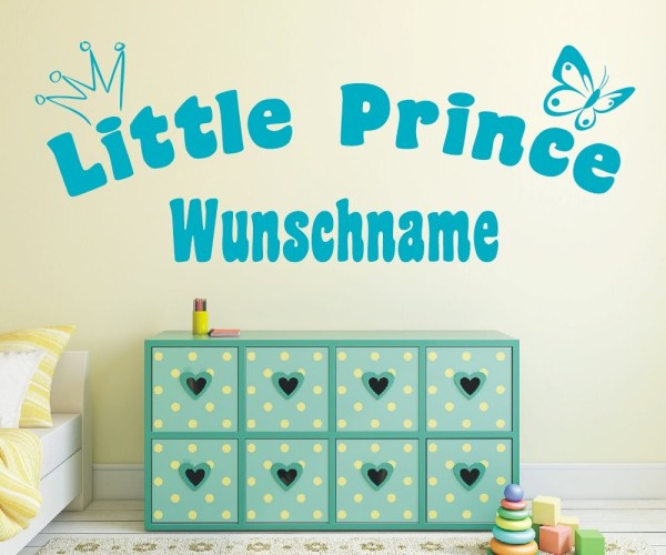 Wandtattoo | Little Prince mit Wunschname für das Kinderzimmer | 2 | günstig kaufen.