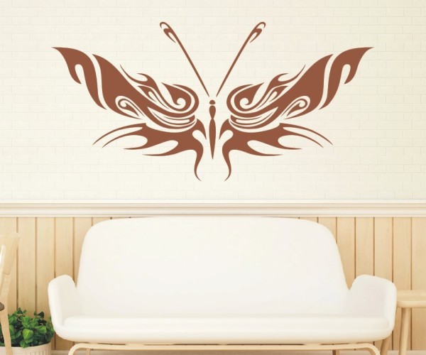 Wandtattoo | Ein Schmetterling im Triballook für Ihre Wand | 29 | ✔Made in Germany  ✔Kostenloser Versand DE