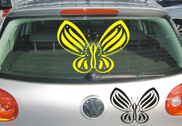 Aufkleber | Schmetterlinge, eine tolle Dekoration als Autoaufkleber | 26 | ✔Made in Germany  ✔Kostenloser Versand DE