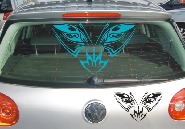 Aufkleber | Schmetterlinge, eine tolle Dekoration als Autoaufkleber | 28 | ✔Made in Germany  ✔Kostenloser Versand DE