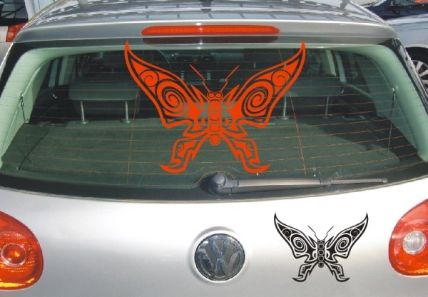 Aufkleber | Schmetterlinge, eine tolle Dekoration als Autoaufkleber | 24 | ✔Made in Germany  ✔Kostenloser Versand DE