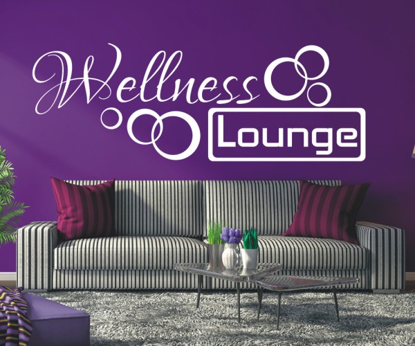 Wandtattoo Spruch | Wellness Lounge | 3 | ✔Made in Germany  ✔Kostenloser Versand DE