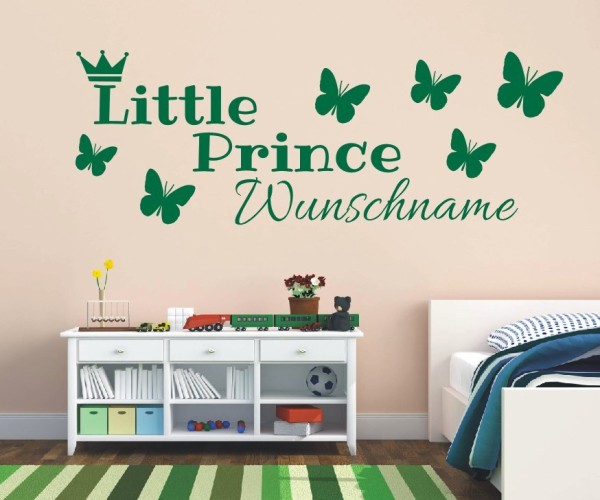 Wandtattoo | Little Prince mit Wunschname für das Kinderzimmer | 29 | günstig kaufen.