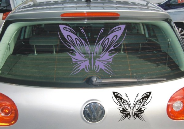 Aufkleber | Schmetterlinge, eine tolle Dekoration als Autoaufkleber | 11 | ✔Made in Germany  ✔Kostenloser Versand DE