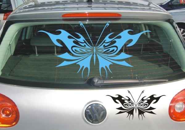 Aufkleber | Schmetterlinge, eine tolle Dekoration als Autoaufkleber | 49 | ✔Made in Germany  ✔Kostenloser Versand DE