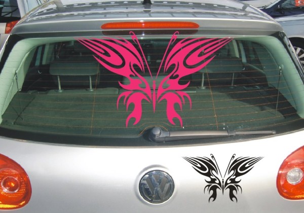 Aufkleber | Schmetterlinge, eine tolle Dekoration als Autoaufkleber | 38 | ✔Made in Germany  ✔Kostenloser Versand DE