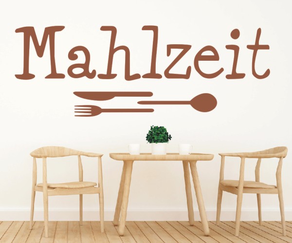 Wandtattoo Spruch | Mahlzeit | 2 | Schöne Wandsprüche für Küche und Esszimmer
