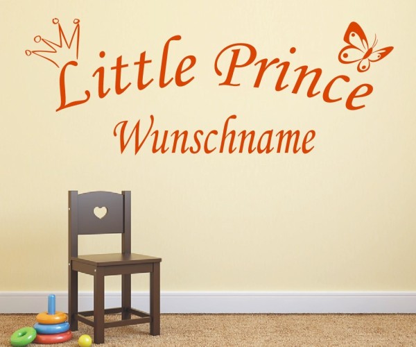 Wandtattoo | Little Prince mit Wunschname für das Kinderzimmer | 20 | günstig kaufen.