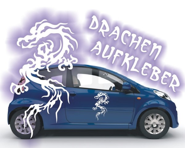 Aufkleber Chinesischer Drachen | Ein tolles fernöstliches Motiv z.B. als Autoaufkleber | 31 | ✔Made in Germany  ✔Kostenloser Versand DE