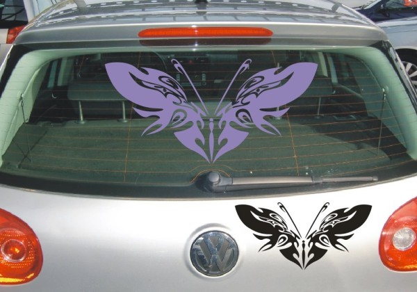 Aufkleber | Schmetterlinge, eine tolle Dekoration als Autoaufkleber | 45 | ✔Made in Germany  ✔Kostenloser Versand DE