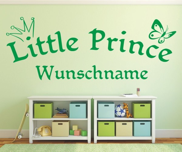 Wandtattoo | Little Prince mit Wunschname für das Kinderzimmer | 16 | günstig kaufen.