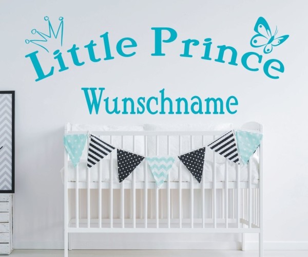 Wandtattoo | Little Prince mit Wunschname für das Kinderzimmer | 4 | günstig kaufen.
