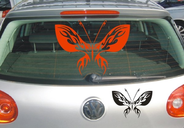 Aufkleber | Schmetterlinge, eine tolle Dekoration als Autoaufkleber | 10 | ✔Made in Germany  ✔Kostenloser Versand DE