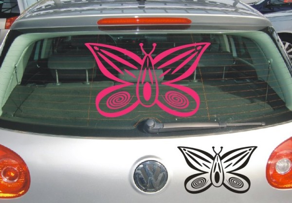 Aufkleber | Schmetterlinge, eine tolle Dekoration als Autoaufkleber | 41 | ✔Made in Germany  ✔Kostenloser Versand DE