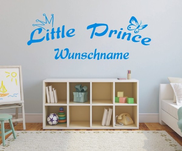 Wandtattoo | Little Prince mit Wunschname für das Kinderzimmer | 14 | günstig kaufen.
