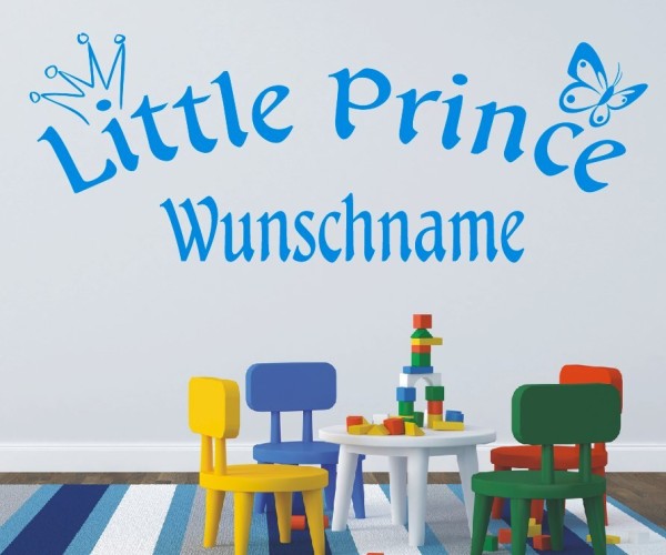 Wandtattoo | Little Prince mit Wunschname für das Kinderzimmer | 8 | günstig kaufen.
