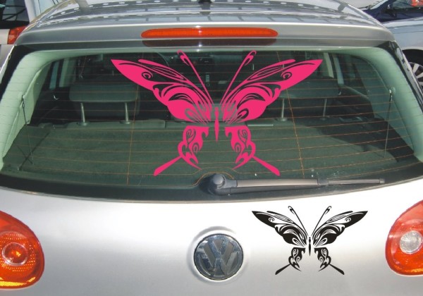 Aufkleber | Schmetterlinge, eine tolle Dekoration als Autoaufkleber | 30 | ✔Made in Germany  ✔Kostenloser Versand DE