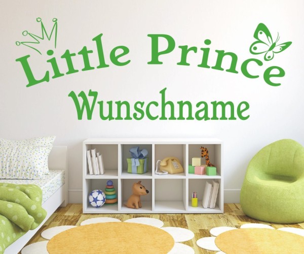 Wandtattoo | Little Prince mit Wunschname für das Kinderzimmer | 1 | günstig kaufen.