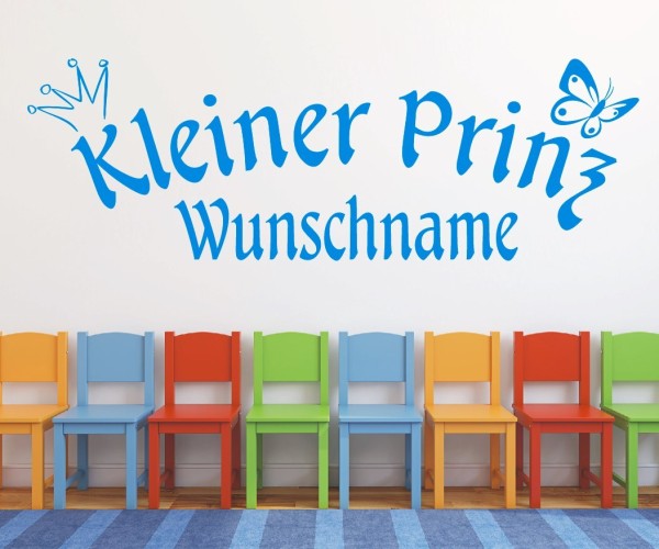 Wandtattoo | Kleiner Prinz mit Wunschname für das Kinderzimmer | 6 | günstig kaufen.