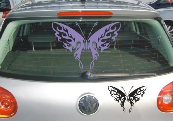 Aufkleber | Schmetterlinge, eine tolle Dekoration als Autoaufkleber | 21 | ✔Made in Germany  ✔Kostenloser Versand DE